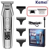 Kemei KM-5027 Professional Original Hair Clipper Rechargeable Hair Trimmer LCD Display Hairdresser Electric Hair Cutting Machine