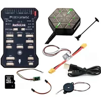 Radiolink Pixhawk 2.4.8 Flight Controller Combo with M8N GPS Buzzer 4G SD Card Telemetry Module For FPV Cars/Airplane
