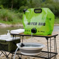 8L Leakproof Foldable Water Container for Camping Pouch Food Grade Water Storage Containers for Outdoor Hiking Backpacking