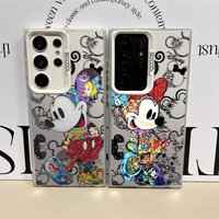 Cute Mickey Mouse Cover For Samsung Galaxy S26 S25 Edge S24 S23 S22 S21 S20 FE Ultra Plus Colorful Phone Case