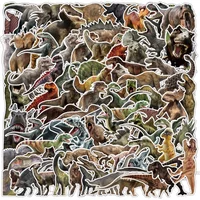 AliExpress NONE 50/100PCS Cool Jurassic Park Dinosaur Stickers Funny Animal Decals DIY Skateboard Laptop Phone Notebook Bike Waterproof Sticker