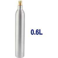 0.6L Empty Co2 Cylinder Aluminum Soda Co2 Tank With TR21-4 Valve Carbonated Fresh Water Drink Refill Soda Maker
