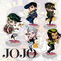 Hot Anime JoJo's Bizarre Adventure Acrylic Stand Model Figure Cosplay Plate Holder Topper Fans Christmas Desk Decor Plate Gift
