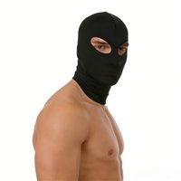 Balaclava Cap 2 Hole Full Face Mask Men Motorcycle Cycling Head Neck Cover CS Hat Ice Silk Riding Sports UV Protection Windproof