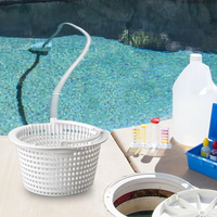 1 Pcs Replacement Skimmer Filter Basket with Handle for Standard Pool Cleaning Systems