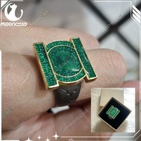 Auf Lager: TV John Stewart Green Lantern Ring, Superhelden-Cosplay, Metallring für Damen und Herren, Metallschmuck für die Finger, Accessoires, Cosplay-Geschenk.