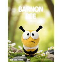 Cartoon Honey Bee Plush Toys Soft Cute Spring Stuffed Animals for Kids Funny Birthday Gift for Girls And Boys