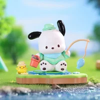 TOPTOY Sanrio Characters Camping Friends Series Blind Box Guess Bag Original Toys Doll Cute Anime Figure Ornaments Gift