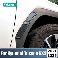 For Hyundai Tucson NX4 2021 2022 2023 Hybrid N Line ABS Car Body Front Rear Wheel Side Cover Trim Modification Accessories