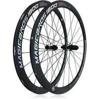 MAGICBROS 700C Road Bike Disc Brake Wheelset 40mm Rim Depth Aluminum Alloy 36T Ratchet Center Lock Hub