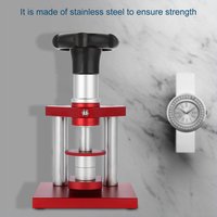 Watch Press Tool Screw Type Crystal Bezel Watch Back Case Cover Press Tool with 20 Dies Pressing Repair Watch Case Press