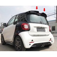 For Mercedes Smart fortwo 453 451 Spoiler ABS Material Car Rear Wing Rear Roof Spoiler For Benz Smart fortwo 453 451Roof Spoiler