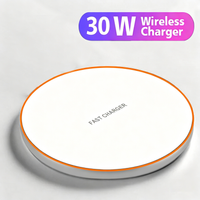 30W Fast Wireless Charger, Compatible with iPhone 17/16/15‑12 Pro Max, Samsung S25‑S20, Huawei, Xiaomi & Google Pixel