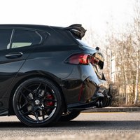 For BMW F70 M135i 2024 2025 Gloss Black Maxton Style ABS Rear Spoiler Caps Car Rear Top Tali Wing Bodykits Tuning