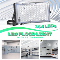 High Brightness 144 LED Floodlight Indoor Outdoor Security Light for Garage Yard Garden Patio Warehouse