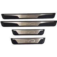 For BYD Seal U 2023 2024 2025 Auto Door Sill Pedal Strip Protector Welcome Scuff Plate Cover Car Accessories Styling Sticker