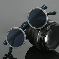 HD ND Filter Glasses with Adjustable Rotation Light Control Blue Light Protection Anti-glare UV Protection Fishing Sunglasses