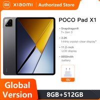 Global Version Tablets POCO Pad X1 Snapdragon 7+ Gen 3 Octa core CPU 11.2" 3.2K 144Hz Display 45W Charger 8850mAh Battery