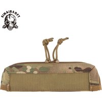 Tactical Micro Fight Chassis Pocket For MK3 MK4 Storage Bag Chest Rig Double Zip Cover Hunting Vest Accessories