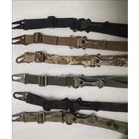 Ferro Style Tactical Double Point Rifle Sling Strap Hunting Gear Accessories Nylon Quick Release Adjustable Sling