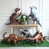 Giant 4D Self Standing Dinosaur Foil Balloon Inflatable Jungle Safari Animal Dino Baby Shower Birthday Party Decoration Globos