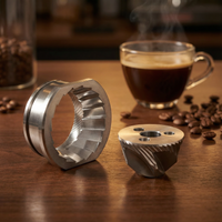Upper & Lower Precision Fit Conical Burrs Compatible With Jura Barista Espresso Coffee Machines Grinders