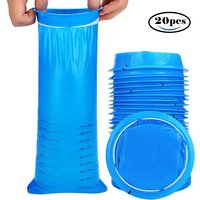 20Pcs 1000ML Portable Disposable Travel Car Airplane Motion Sickness Nausea Vomit Cleaning Bag Clean Eco-Friendly Plastic Bag