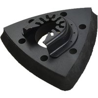 90mm Flush Triangular Sanding Pad Multi-Tool Oscillating Saw Blade For Fein Quick Release Oscillating Tool Sanding Pads