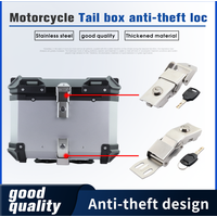 Motorcycle Top Box Lock Rear Trunk Cylinder Core stainless steel anti-theft Tail Box side box Upper Lower Locks Accessories