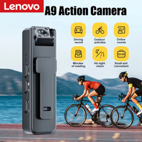 Lenovo A9 Mini Handheld Camera 1080P HD Infrared Night Vision Back Clip Camera Recorder Outdoor Sports Riding Handheld Camera
