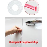 5M transparent Car Door Edge Protection Strip Auto Door Anti Collision Strip Door Moldings Trim Adhesive Scratch Protector