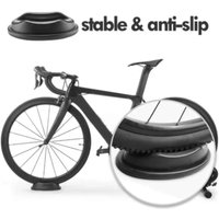 AliExpress cycle zone Bicycle Wheel Trainer Training Cycling Stable and Anti Slip Wheel Riser Block Holder MTB Road Bike Fixing Stationary Frame