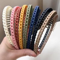 1/2 Pcs Fashion Simple Frosted Toothed Anti Slip Headbands For Women Girls Party Hair Accessories
