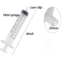 1ml-10ml 10-20Pcs Syringe For Measuring Nutrient Plastic Reusable Hydroponics Kithchen Tool