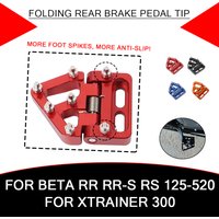 Foldable Rear Brake Pedal Step Tip Plate For BETA RR RRS RS 125 200 250 300 350 390 400 430 450 2T 4T X-trainer 300 Accessories