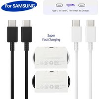PD Cable For Samsung S22 S21 S20 S23 S24 S25 Ultra 45W Super Fast Charging A54 A55 A34 5G Note 20 Ultra 25W USB C Type C Cables