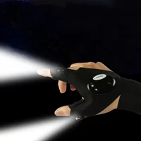 Fingerless Glove LED Flashlight Waterproof Torch Outdoor Tool For Fishing Camping Hiking Survival Rescue Light Tool