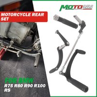 MOTO4U For BMW R65 R60 R75 R90 R100 R100RS Cafe Racer Motorcycle Accessories Vintage Rearsets Rear Sets Footpeg Left&Right