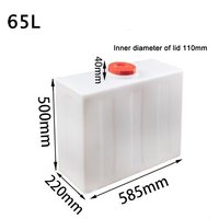 65L Outdoor RV Food ade Square Water Tank PE Medicine Box Stand up Water Barrel Acid And Alkali Resistant Cam Water Storage