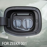 2pcs For ZEEKR 001 2024 2025 2023 Charging port protective cover Silicone magnetic suction integrated style Charging protection