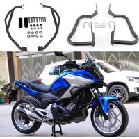 New Car Front Upper Lower Engine Guard Crash Bar Protection Anti-fall For Honda NC700X NC700S NC750X 2012-2021