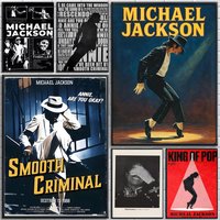 Singer M-Michael J-Jackson Poster High-definition posters, wall art for living room and home decor.