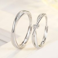 Charming 925 Sterling Silver Möbius Ring for Men and Women, Wedding Party Gift, Couple Ring Accessories