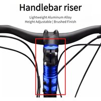 1pc Bicycle Stem Extender Adjustable Handlebar Height Adapter Fork Tube Lift and Extension Kit Universal Mountain Bike Accessory