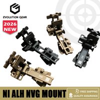 NI PL NVG Mount Night Vision Helmet Mount Arm Dovetail Mount Lightweight Push Button Flip-up Quick for PVS-14 PVS31