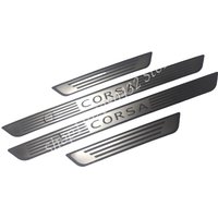 For opel corsa Door Sill Scuff Plate Cover Trim Stainless Steel Threshold Pedal Styling Protect Car Accessories