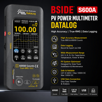 BSIDE Datenlogger Intelligentes Grafisches Multimeter, Leistungstest, 6000-Stellen Zähleranzeige, 1500V DC Spannungsprüfung