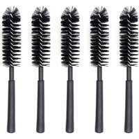 5pcs/lot Rubber Handle Drip Tip Cleaning Brushes Tools For Shisha Glass Tube Metal Cleaning Brush 70mm Tool