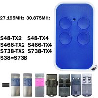 For CARDIN S466 TX2 TX4 S738 TX2 TX4 S48 TX2 TX4 S38=S738 Gate Remote Control Garage Door Opener 27.195MHz 30.875MHz Fixed Code