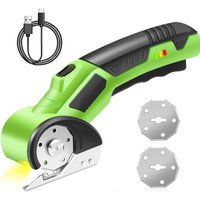 Cordless Electric Scissors, 4V Electric Mini Cutter, Carpet Cardboard Cutter Tool, Rotary Cutter for Cardboard Packages Leather